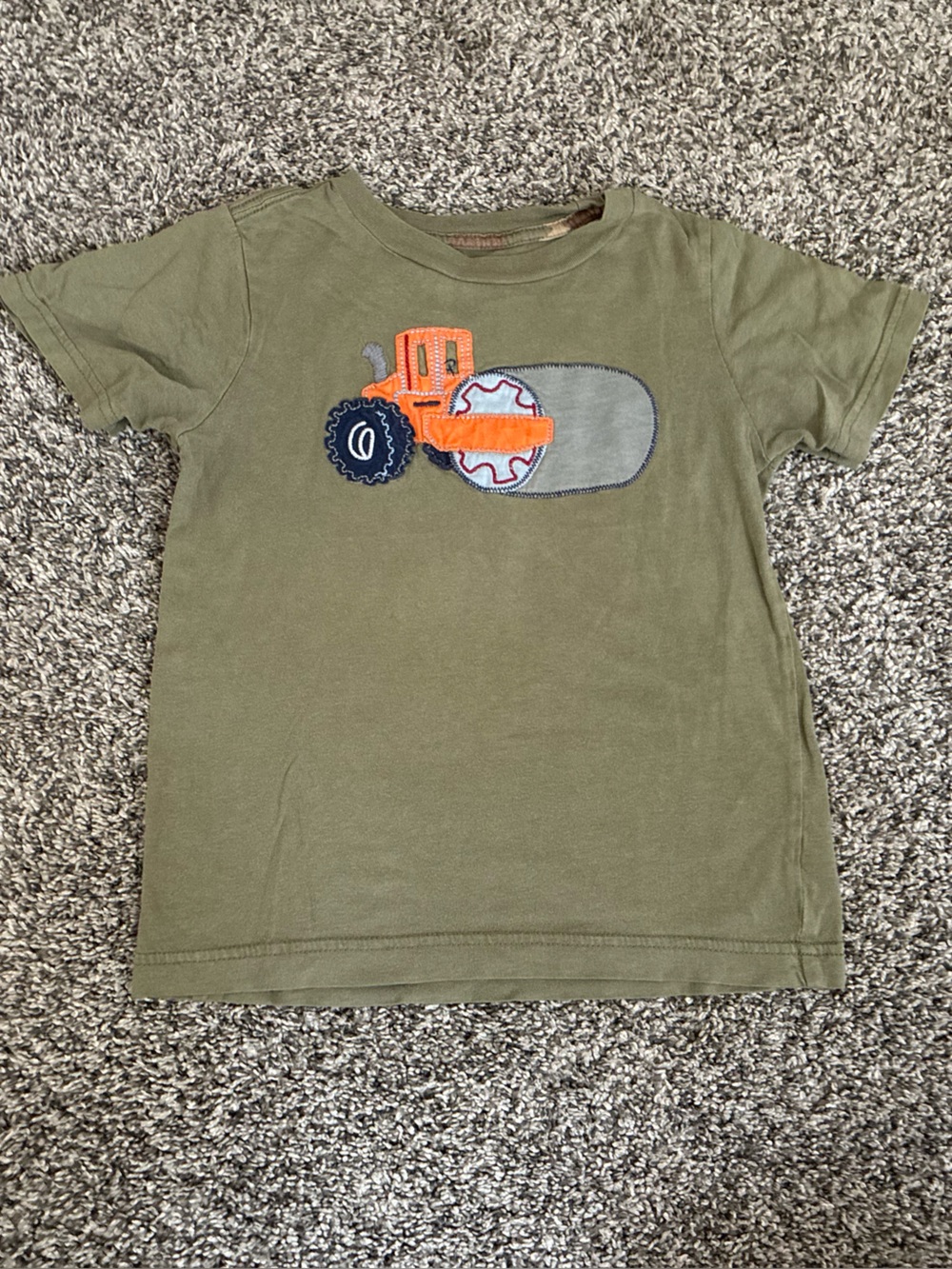 Oshkosh Toddler Boy Construction Short Sleeve Tee, Size 4T